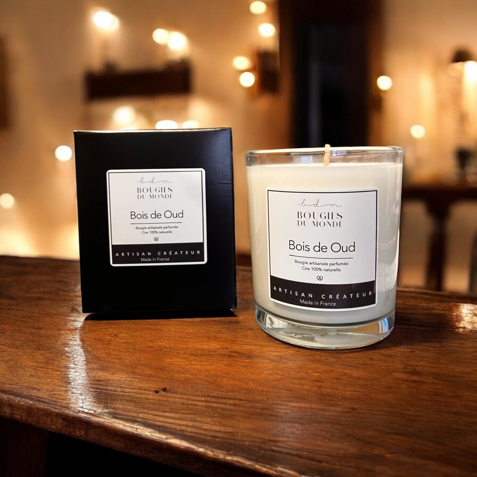 Bougie parfumée  Bois de Oud