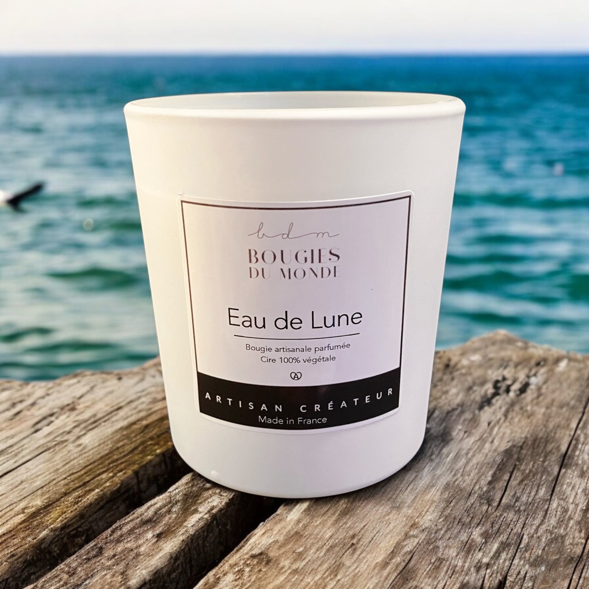 Bougie - parfumee - eau de mer