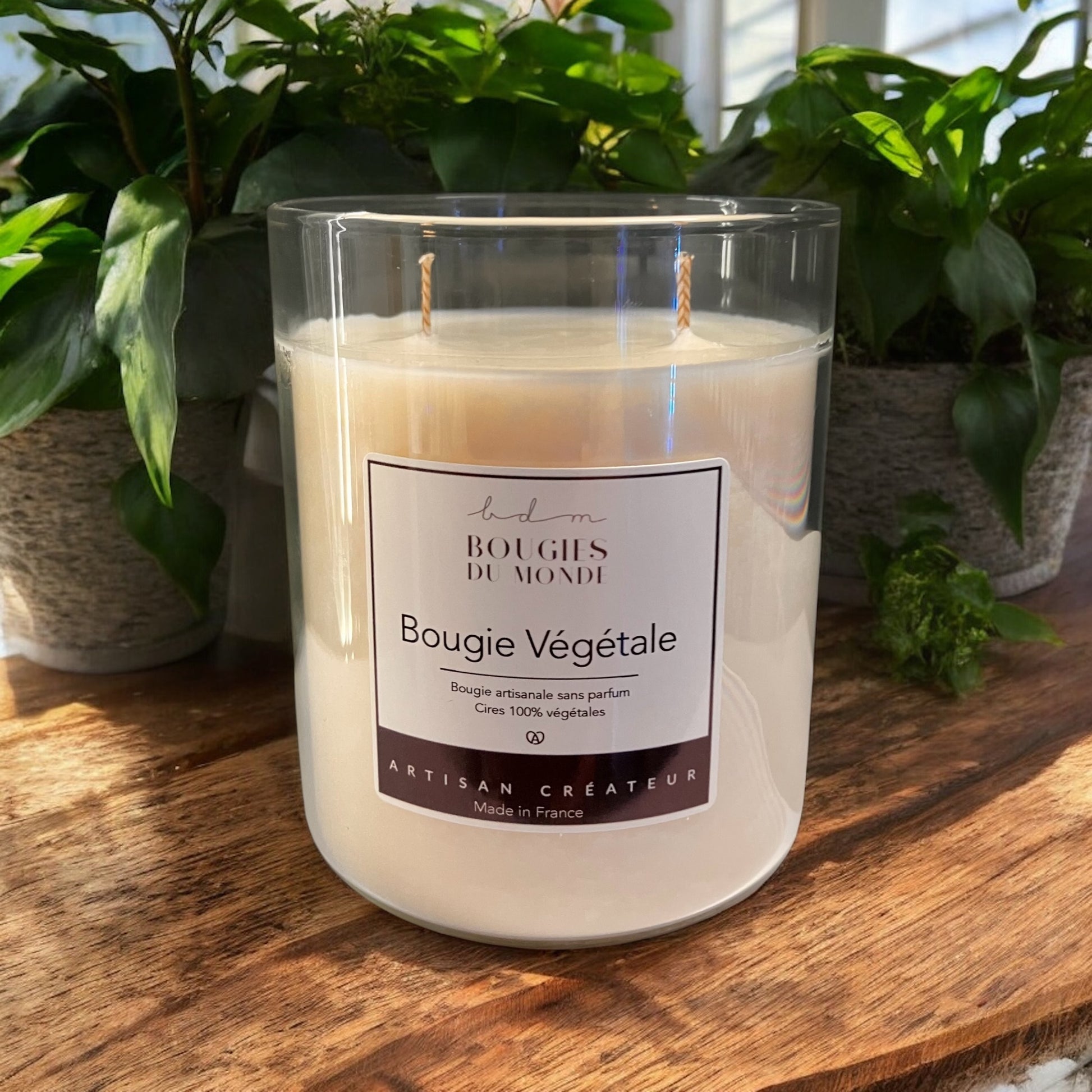 Bougie-2-meches-cire-vegetale-naturelle-sans-parfum-fabrication-artisale-francaise-Bougies-du-monde