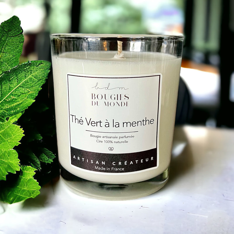 Bougie parfumée Thé vert à la Menthe