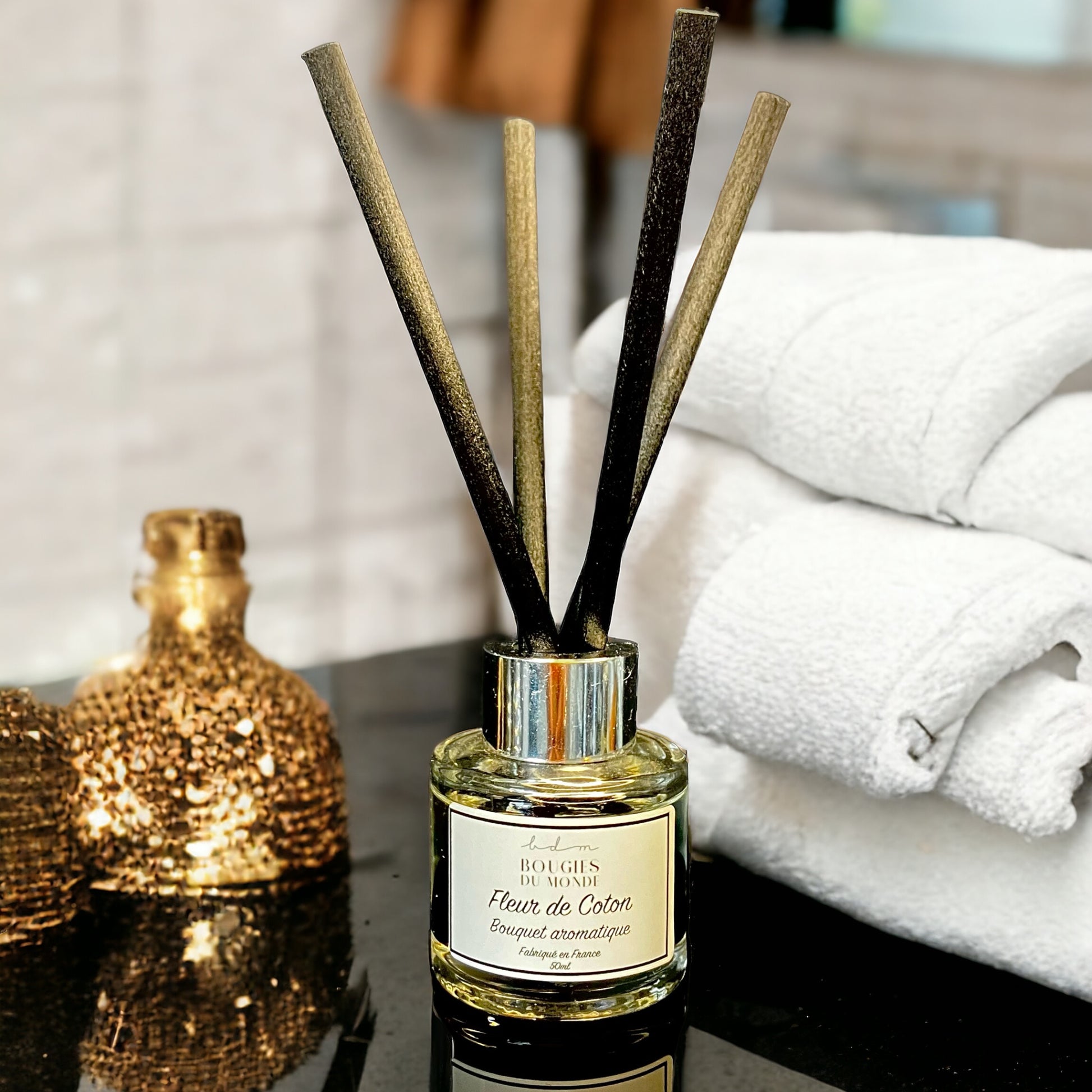 Diffuseur de parfum - bouquet aromatique - salle de bain - chambre - toilettes