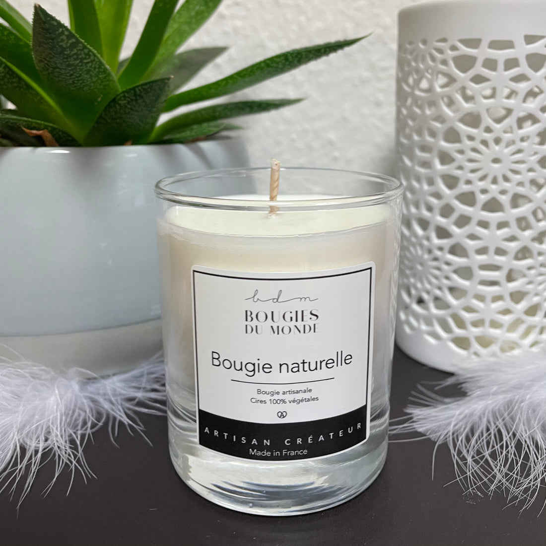 Votre bougie 100% végétale sans parfum