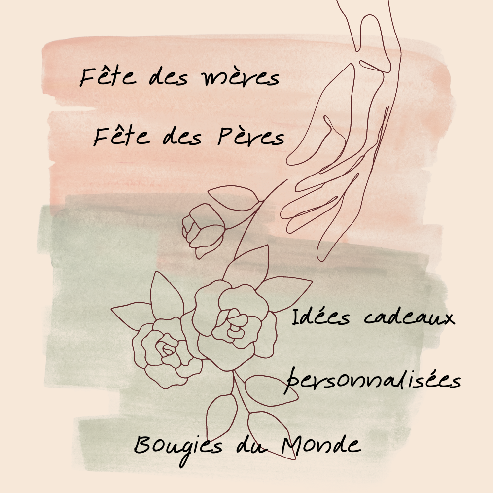 Idée cadeau - fête des mères - fêtes des pères - bougies du monde