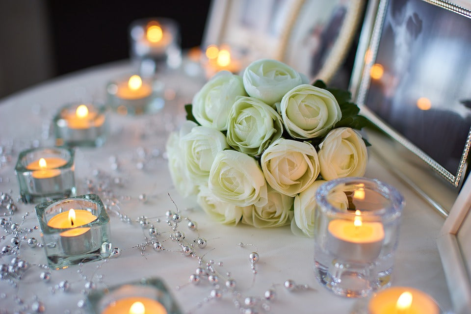 Bougies- décoration mariage