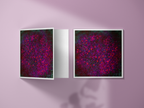 Carte postale artistique: L'arbre Violet
