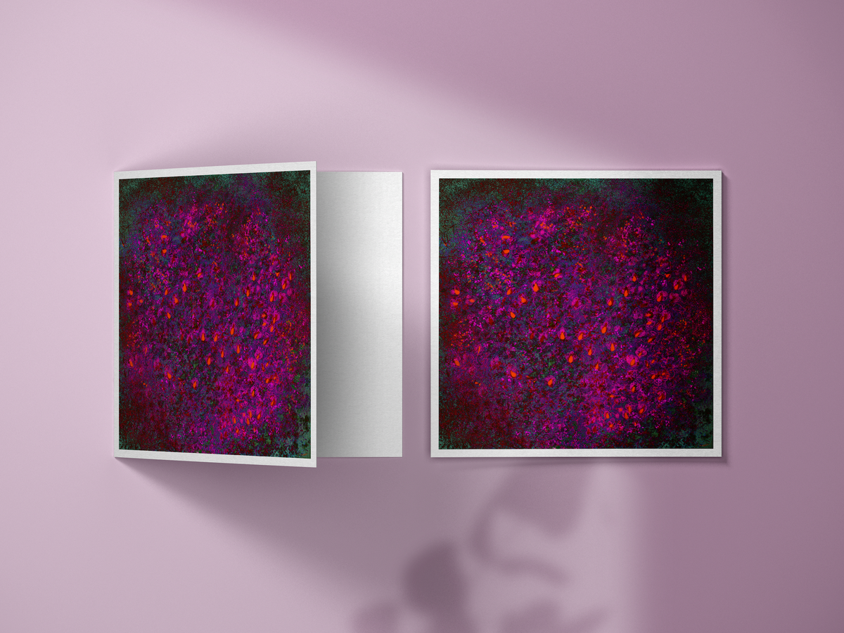 Carte postale artistique: L'arbre Violet