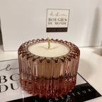 Bougeoir en verre et maxi réchaud