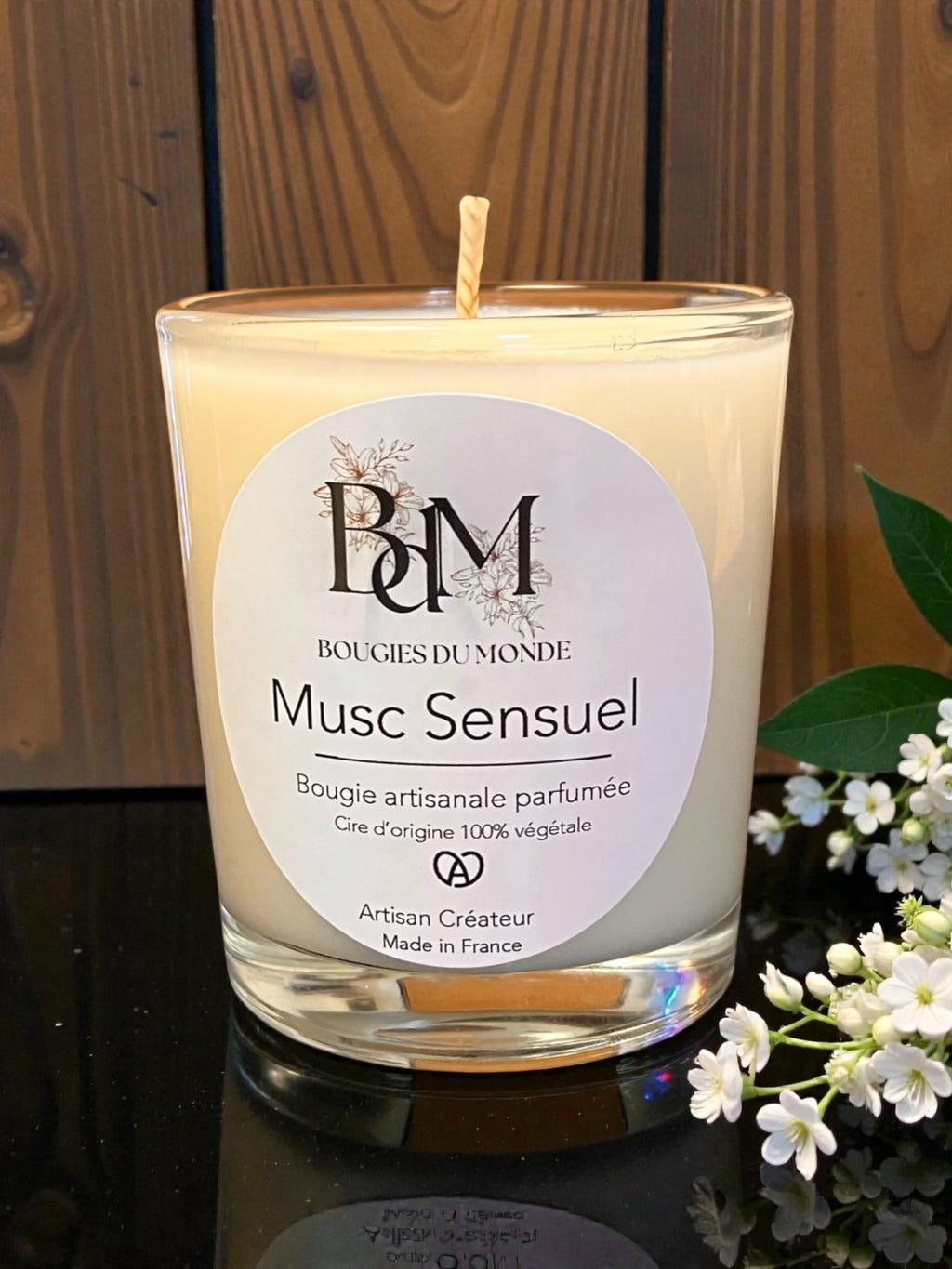 Bougie parfumée Musc sensuel