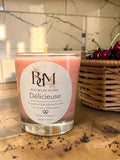Bougie parfumée délicieuse cerise de Bougies du Monde