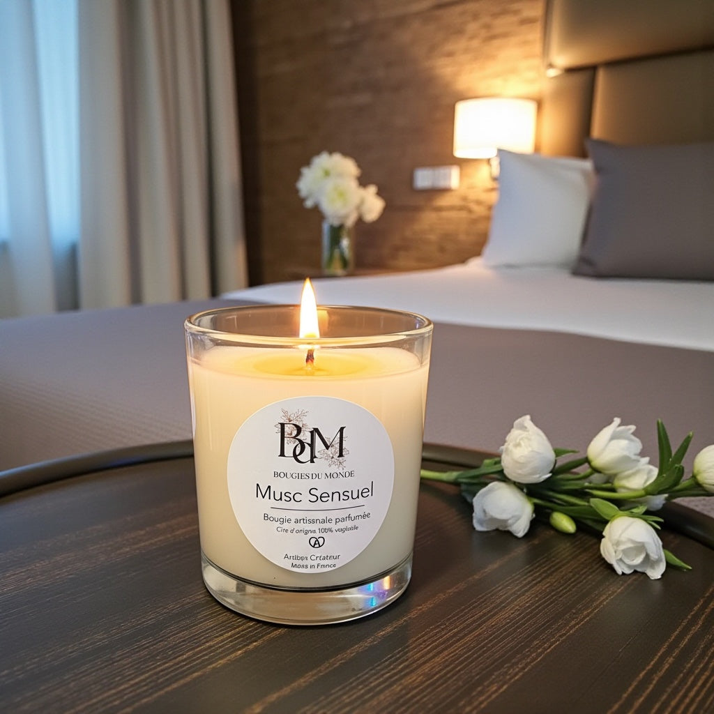 Bougie parfumée Musc sensuel
