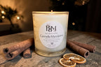 Bougie parfumée Cannelle Mandarine végétale artisanale - Bougies du Monde