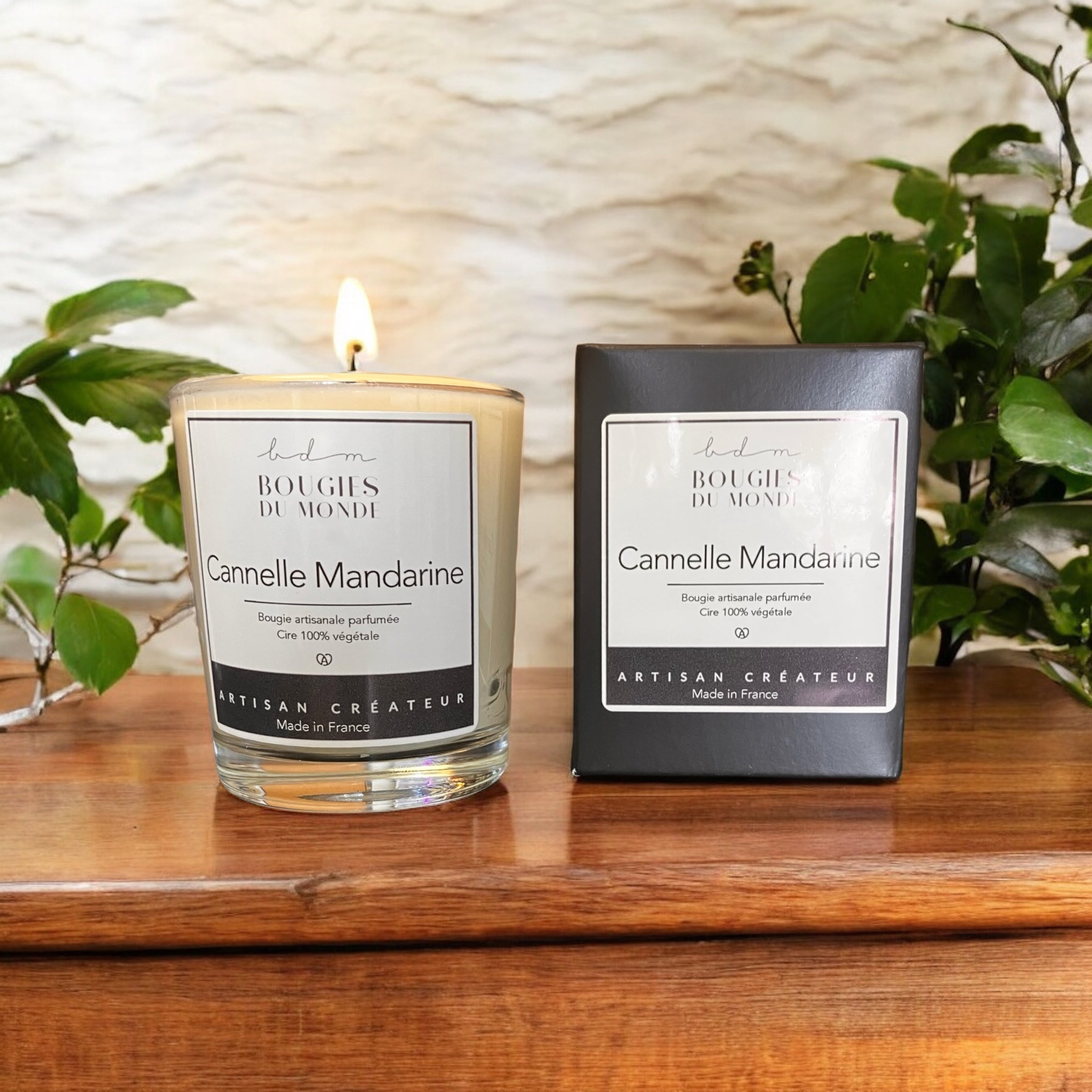 Bougie parfumée Cannelle mandarine