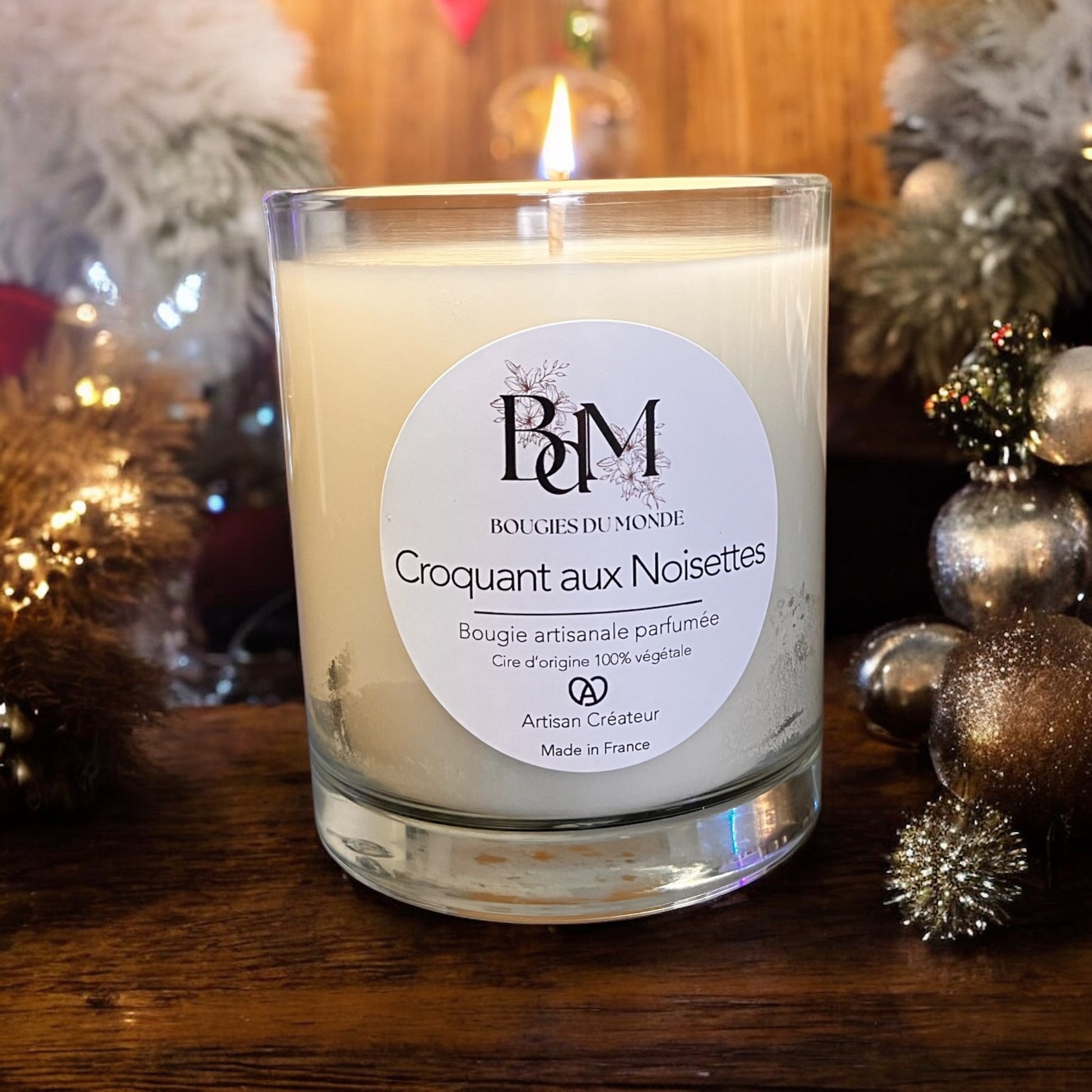 Bougie parfumée Croquant aux noisettes