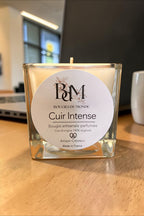 Bougie parfumée Cuir Intense