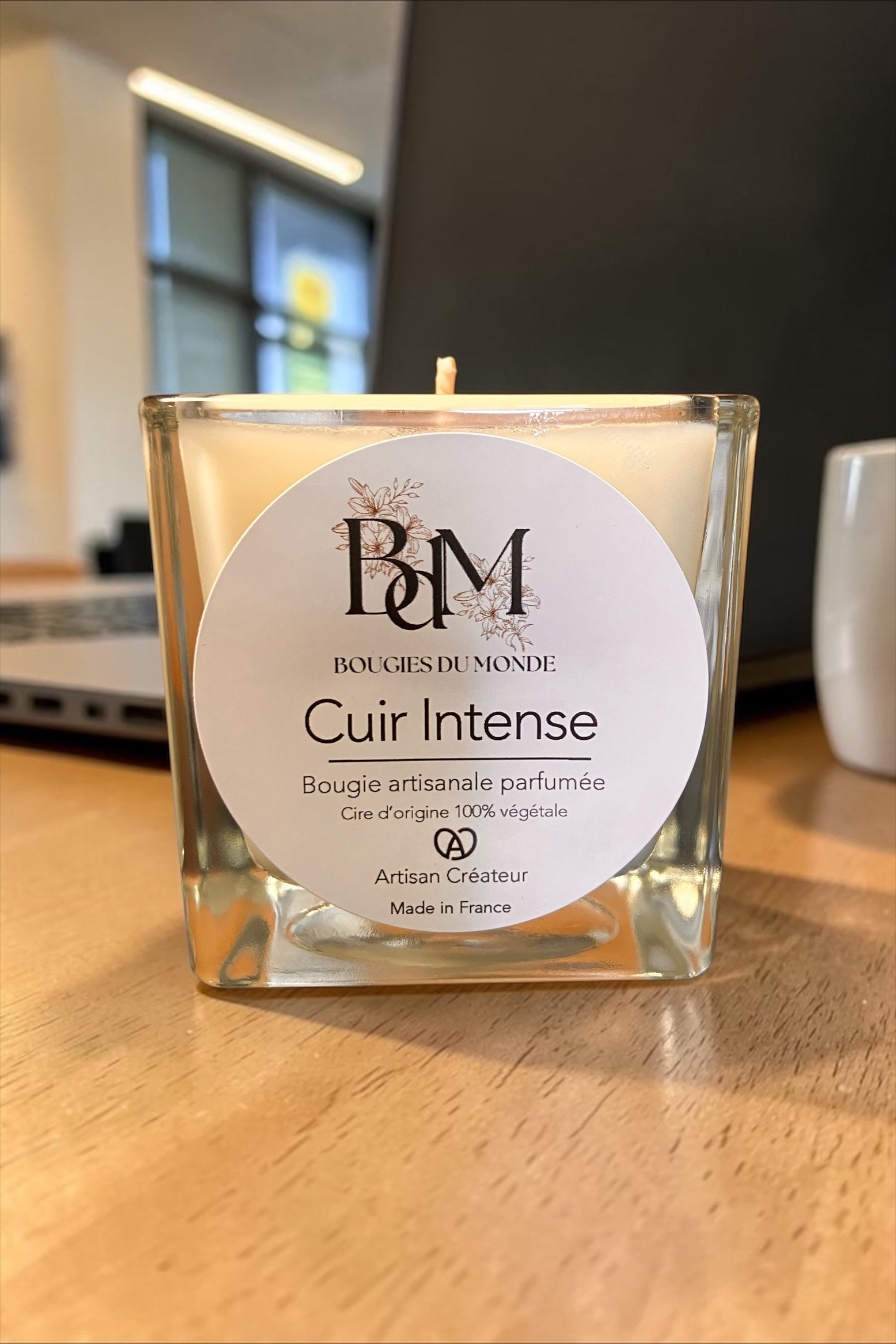Bougie parfumée Cuir Intense