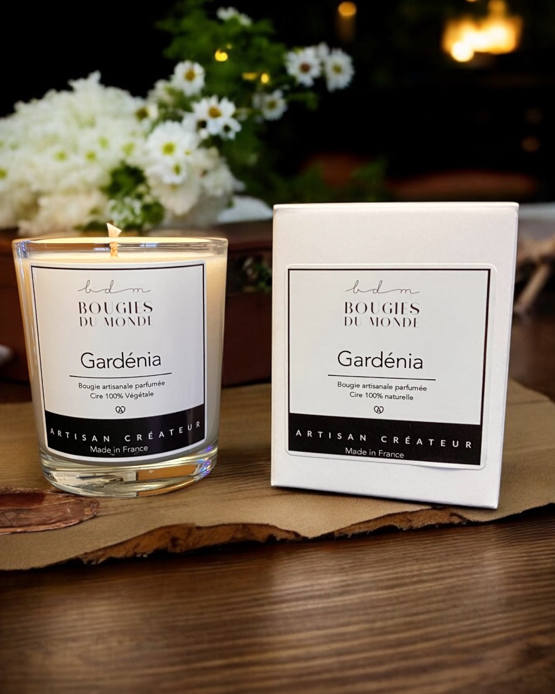 Bougie parfumée Gardénia