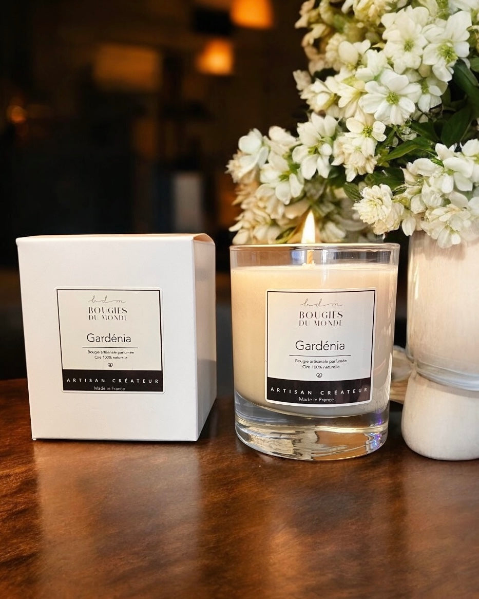 Bougie parfumée Gardénia