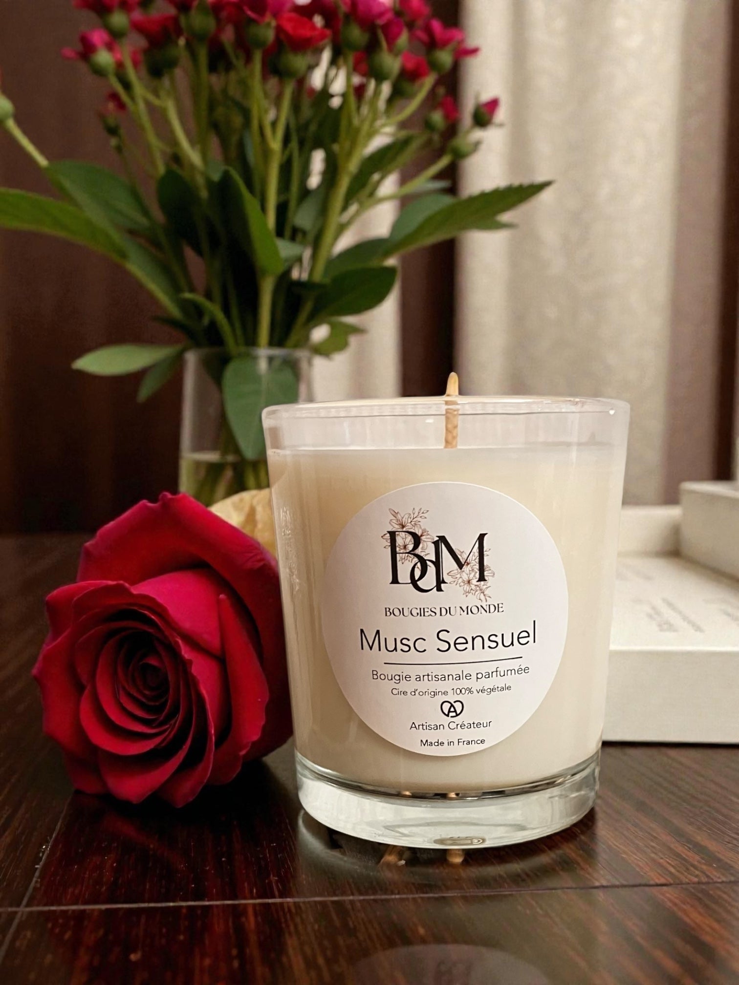 Bougie parfumée Musc sensuel