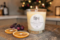 Bougie végétale parfumée cranberry oange - Bougies du Monde