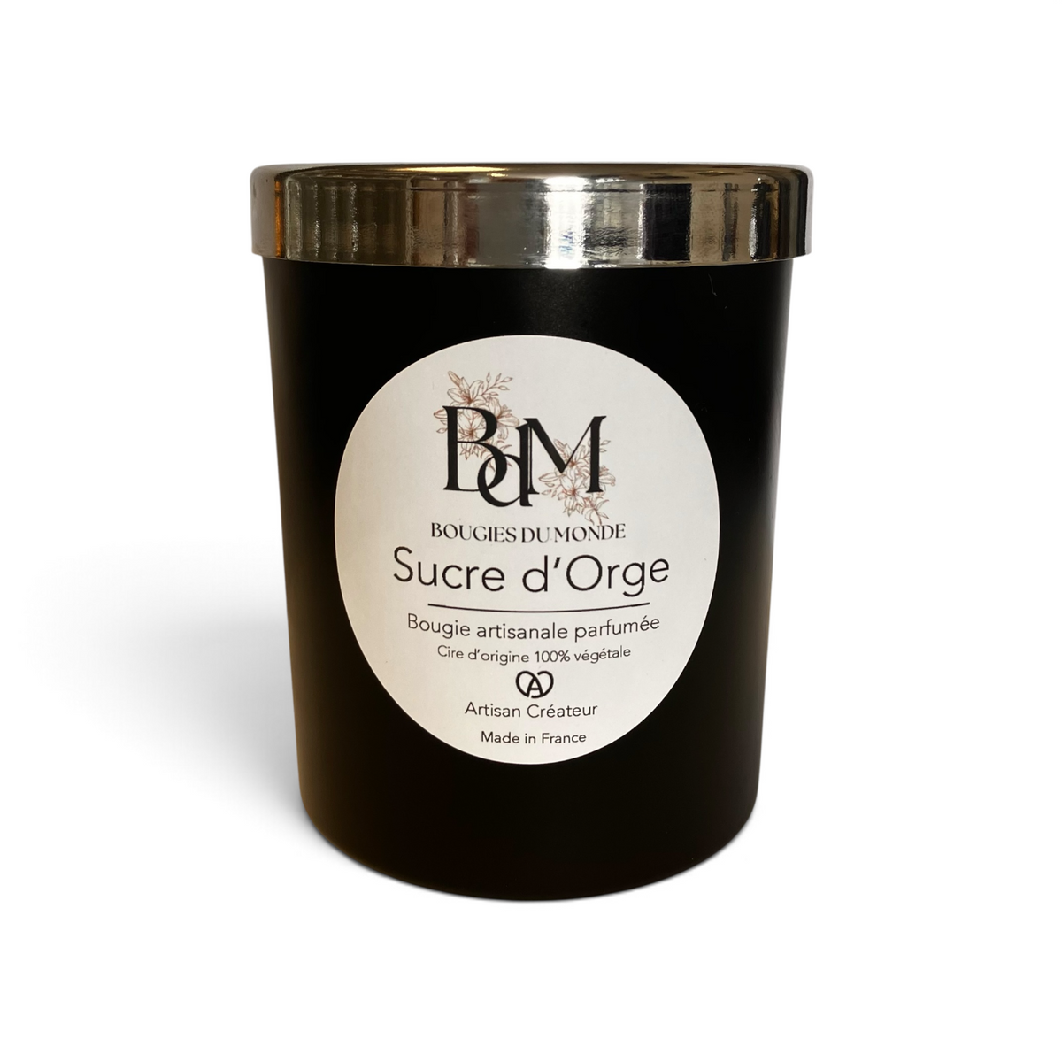 Bougie parfumée sucre d'orge de Bougies du Monde