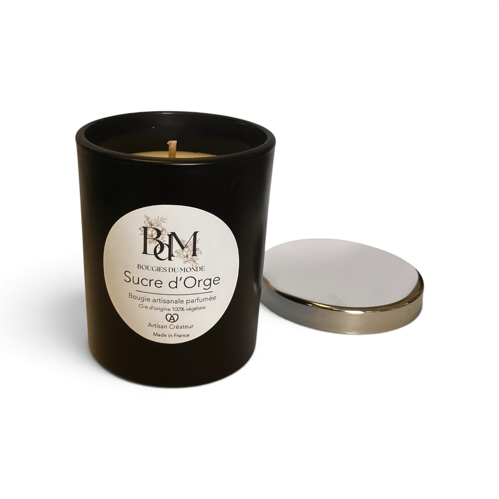 Bougie parfumée sucre d'orge de Bougies du Monde
