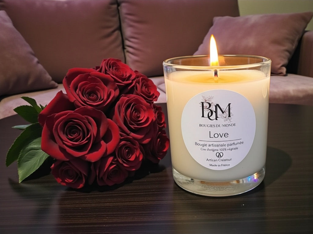 Bougie parfumée Love