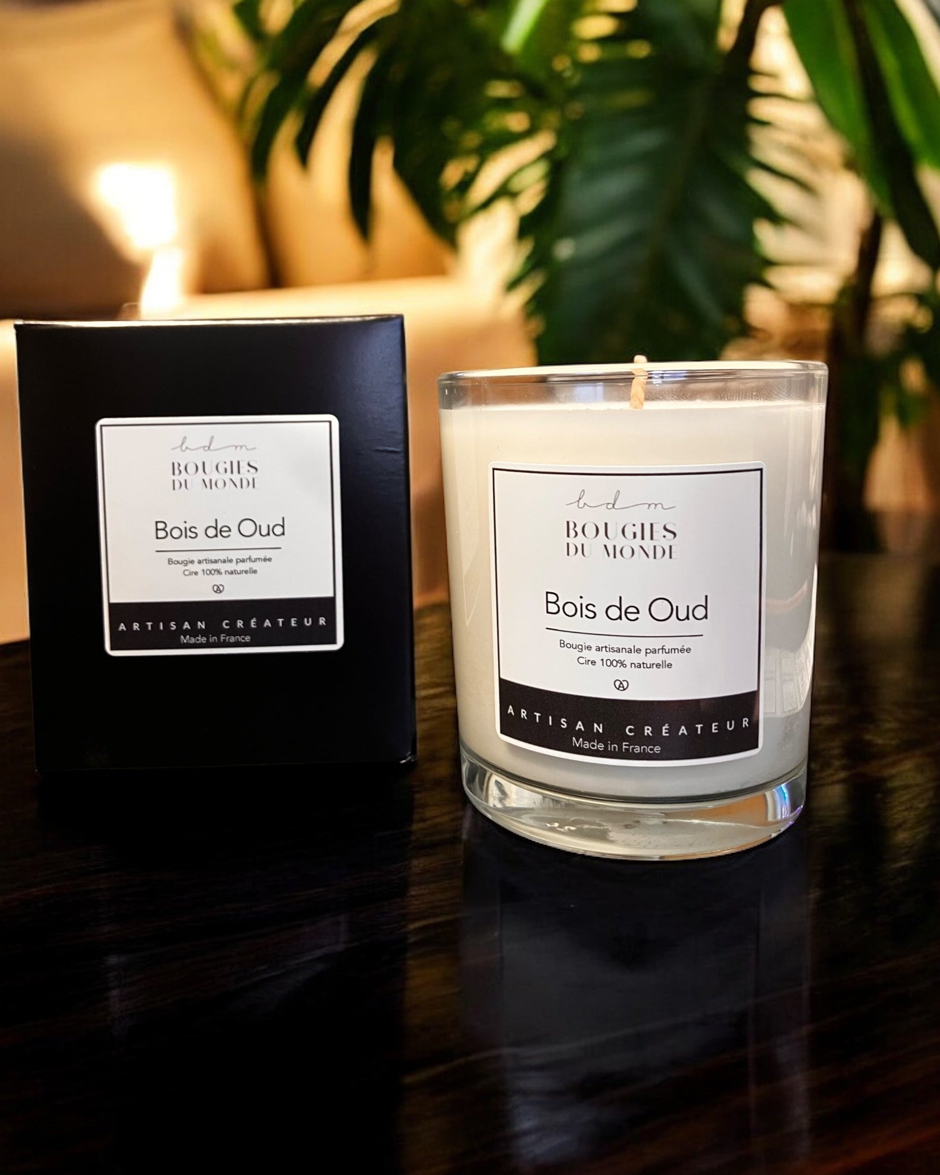 Bougie parfumée  Bois de Oud