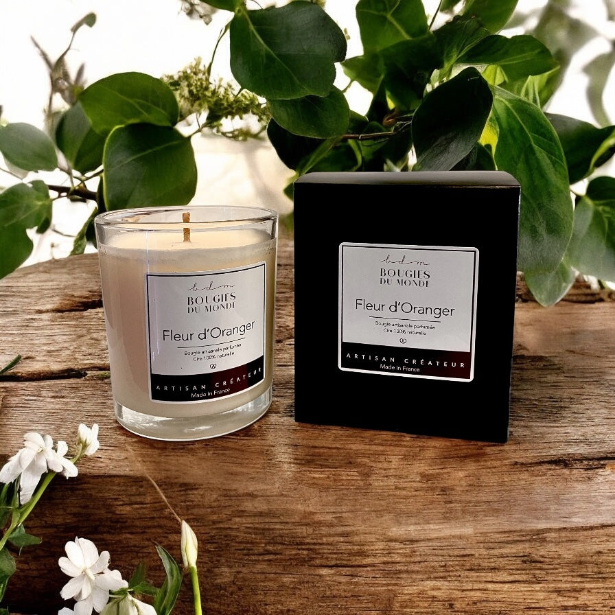 Bougie à la fleur d’oranger 