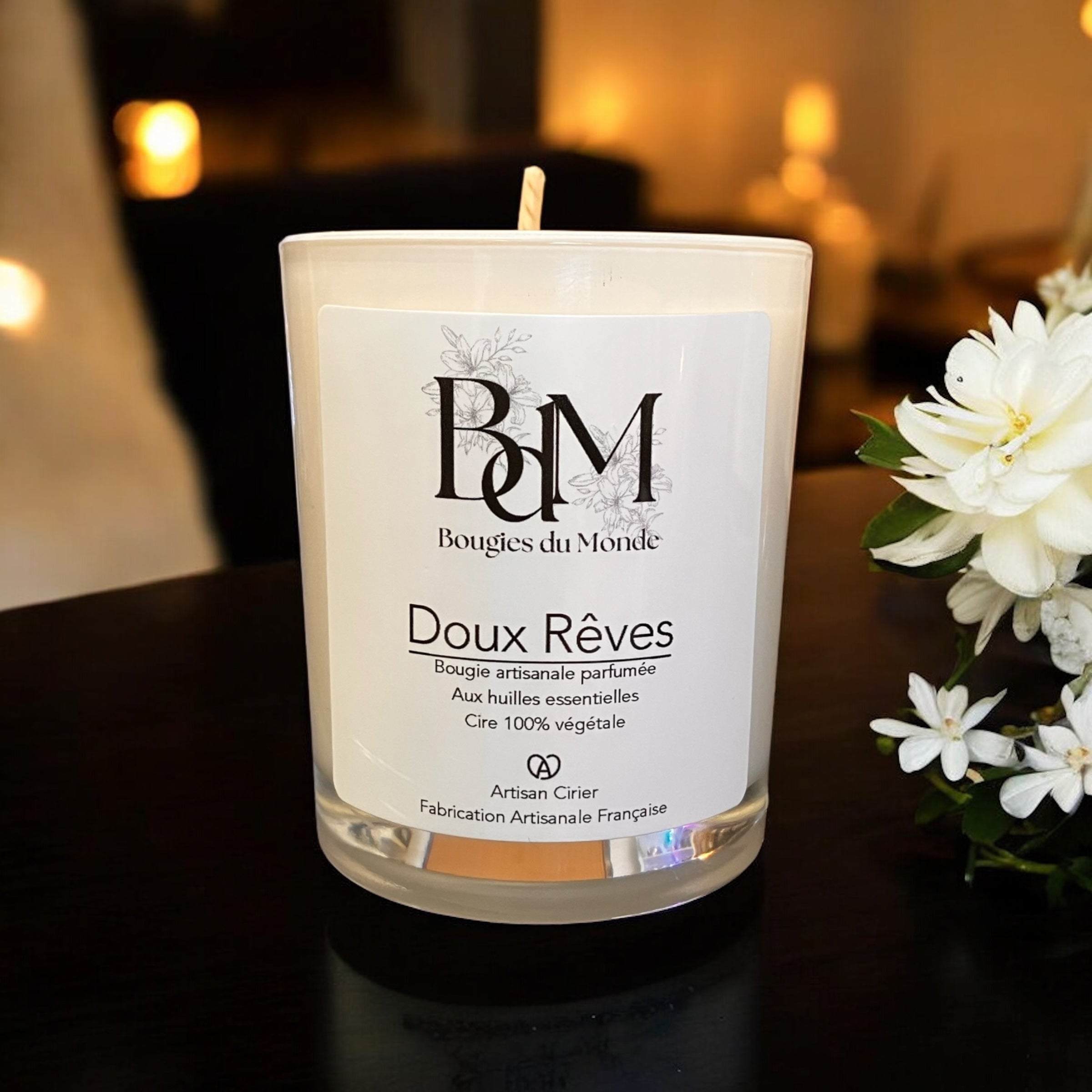 Bougies aux huiles essentielles Doux Rêves