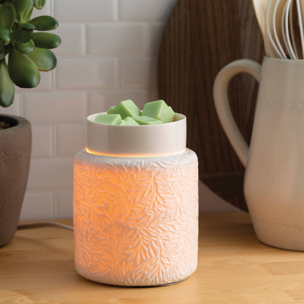 Lampe à parfum électrique Romanesque en porcelaine