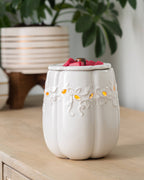 Brûle-parfum & lampe électrique en céramique