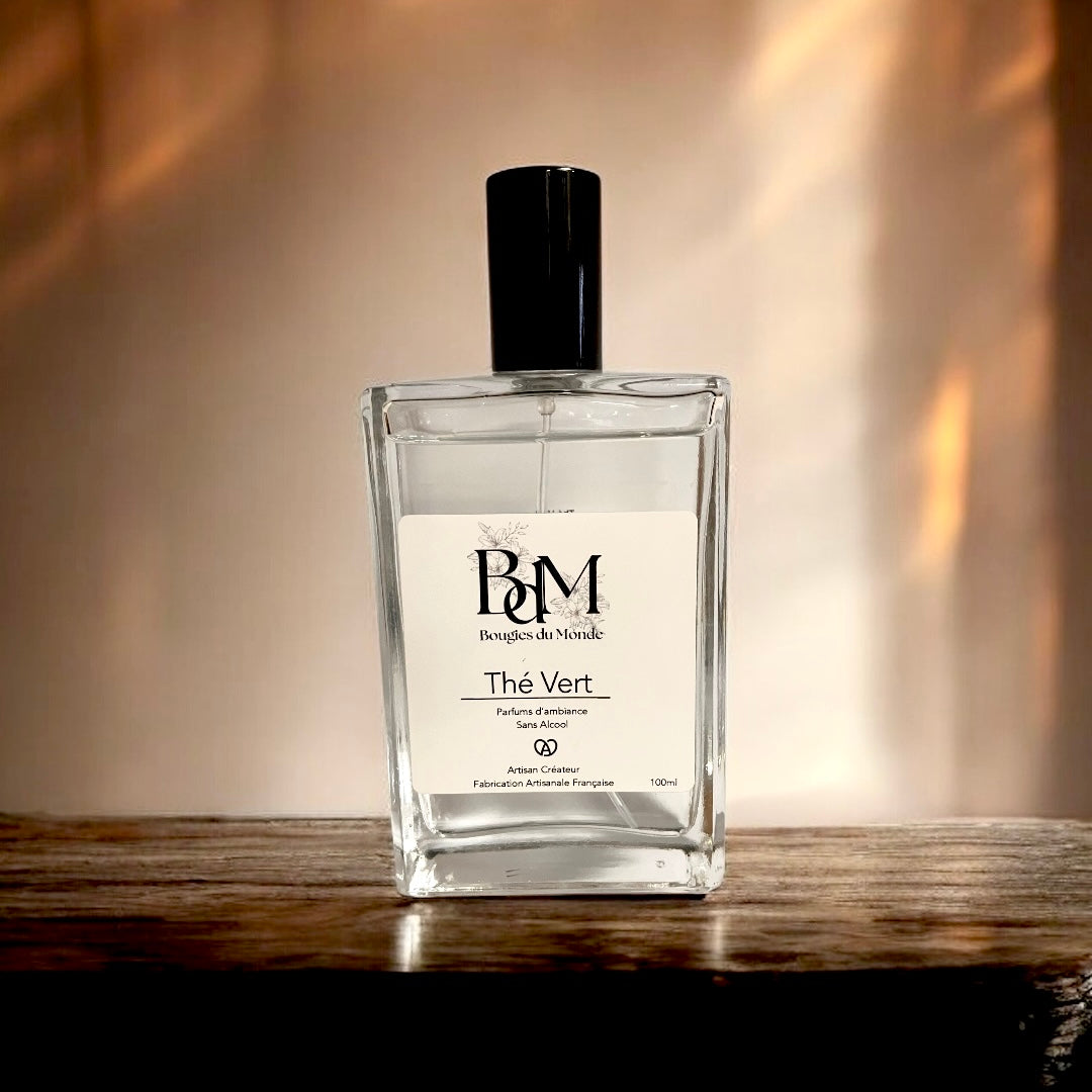 Brume parfumée d’intérieur Thé Vert frais & vivifiante – 100ml