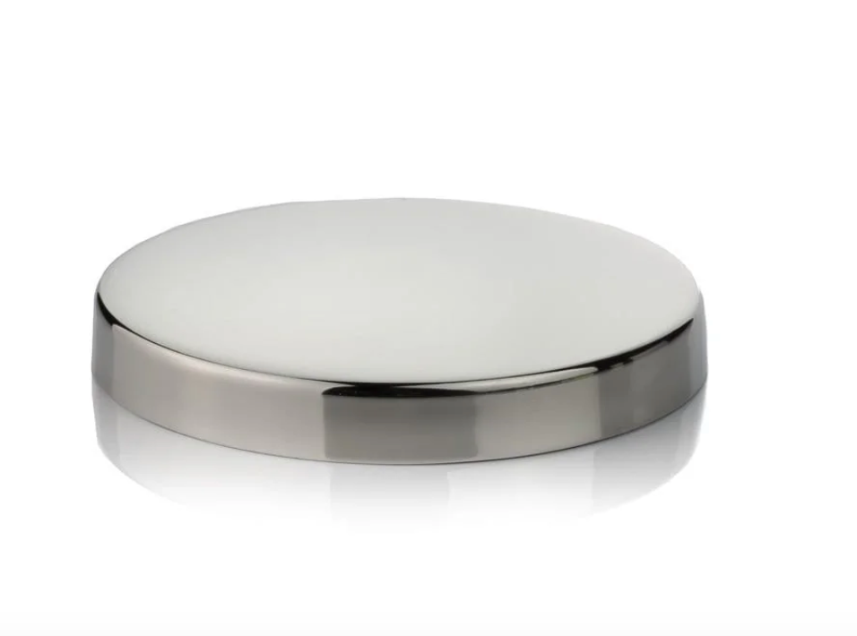 Couvercle à bougie en acier