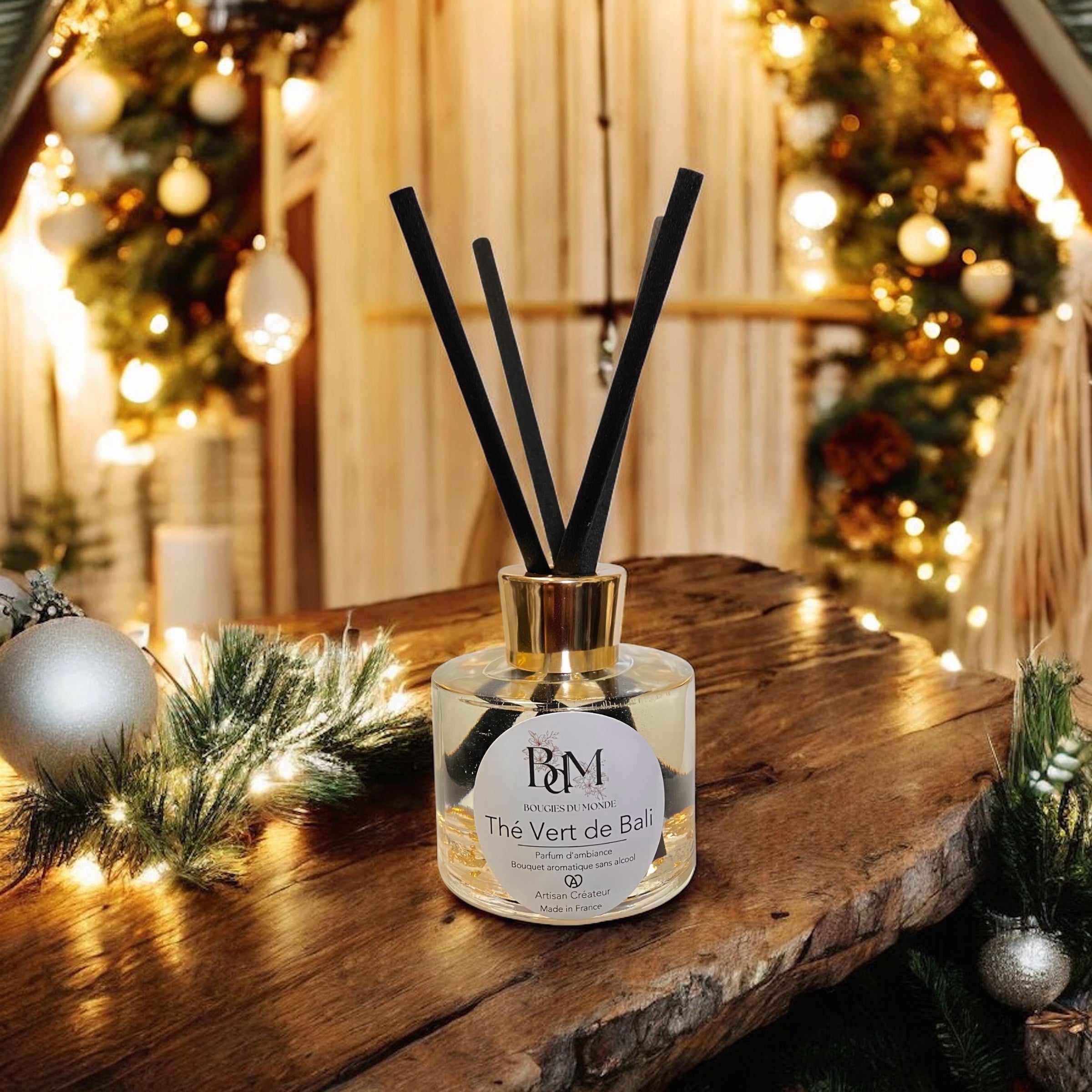 Diffuseur à baton - Feuilles d'or