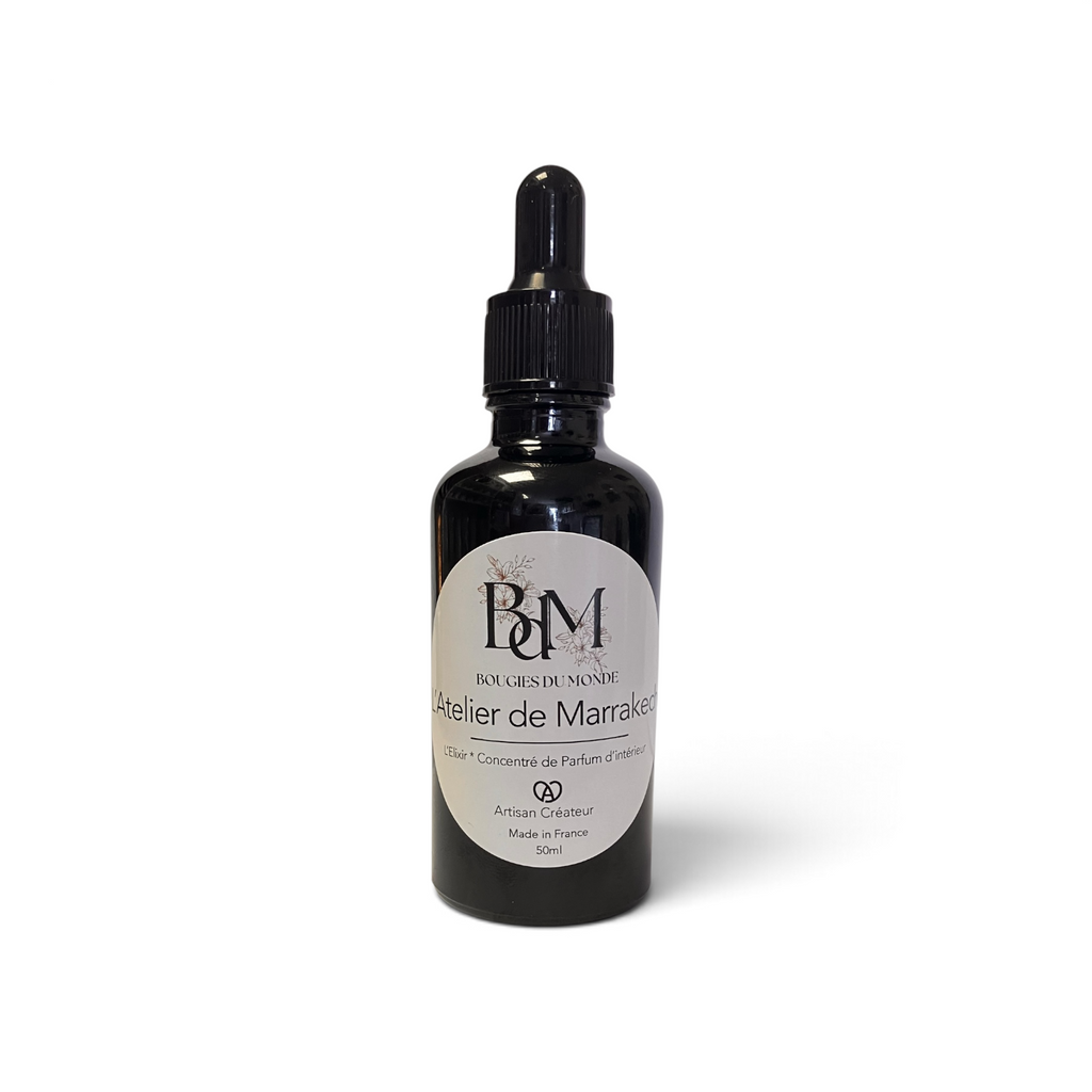 Elixir - parfum d'intérieur L'atelier de Marrakech - Bougie du Monde