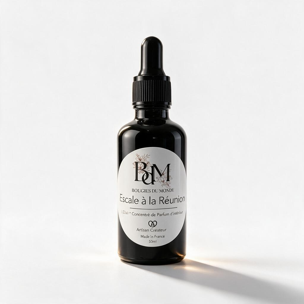 Elixir - parfum d'intérieur Escale à la Réunion - Bougie du Monde