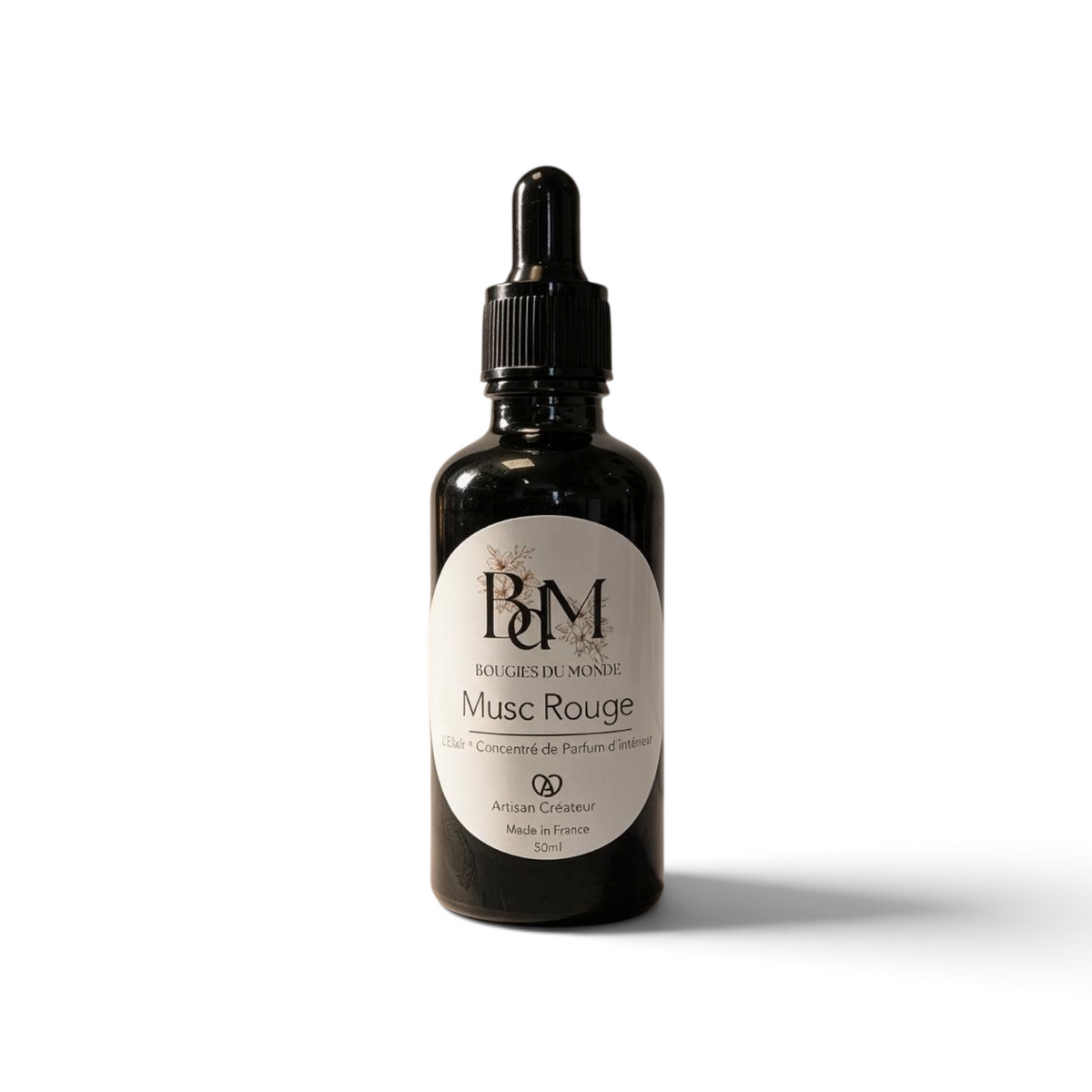 Elixir - parfum d'intérieur Musc Rouge - Musc- cerise - Bougie du Monde