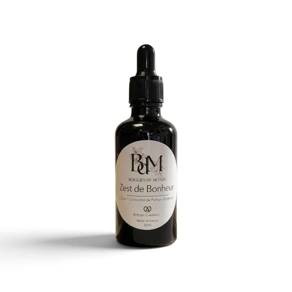 Elixir - parfum d'intérieur Zeste de Bonheur - Agrumes - Bougie du Monde