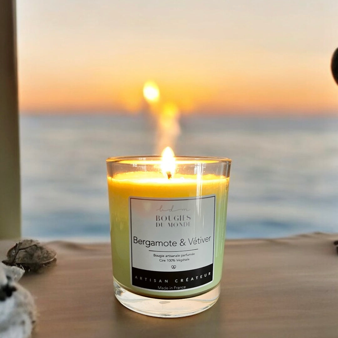 Bougie parfumée Bergamote Vétiver