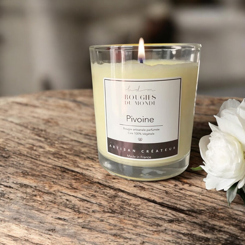 Bougie parfumée Pivoine
