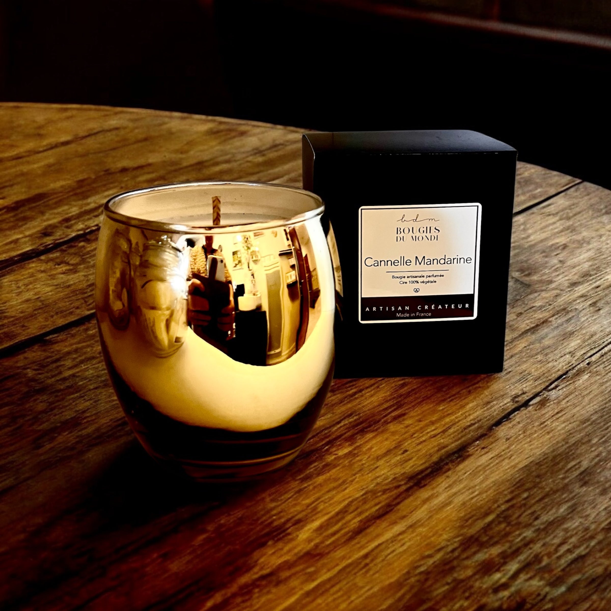 Bougie parfumée Cannelle mandarine