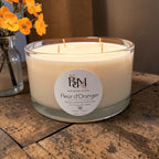 Bougie végétale parfumée - Verre 700 ml