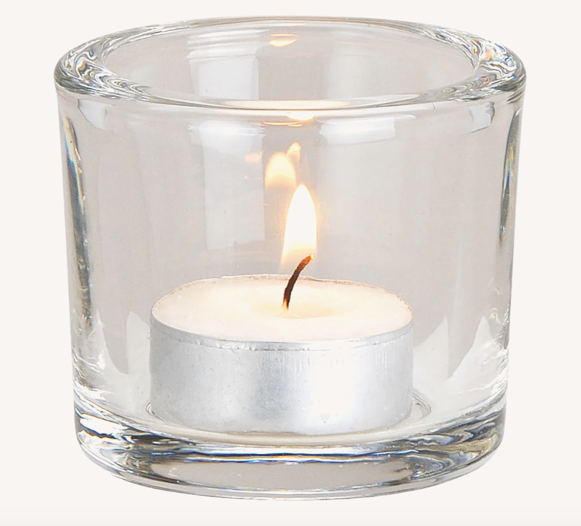 Verre élégant pour petite bougie 100ml