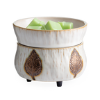 Brûle-parfum électrique pour cire et bougie, 2 en 1