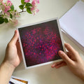 Carte postale artistique: L'arbre Violet