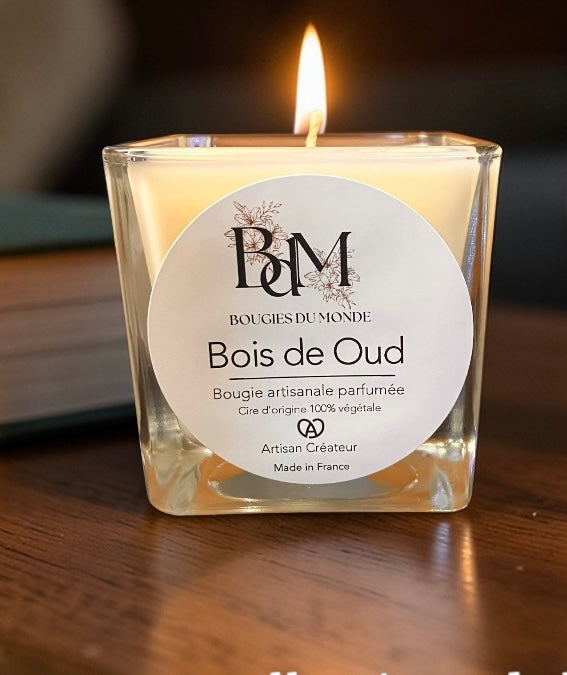 Bougie parfumée  Bois de Oud