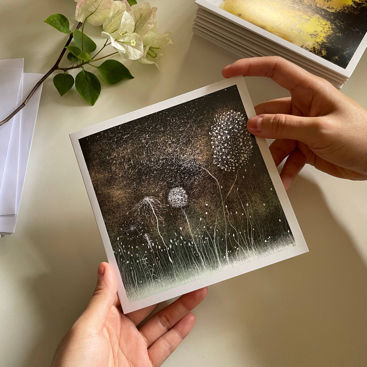 Carte postale artistique: Nature - Marron