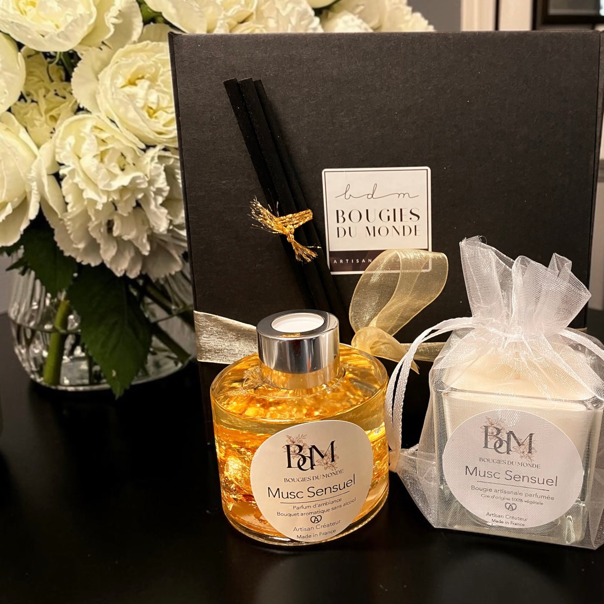 coffret cadeau à offrir bougies du monde