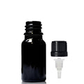 Flacons compte-gouttes noirs - 10 ml: Bouchon compte-gouttes