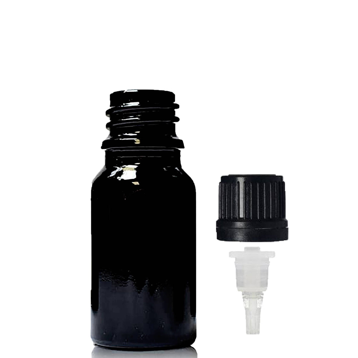 Flacons compte-gouttes noirs - 10 ml: Bouchon compte-gouttes